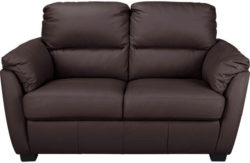 Collection Trieste Regular Leather Sofa - Chocolate